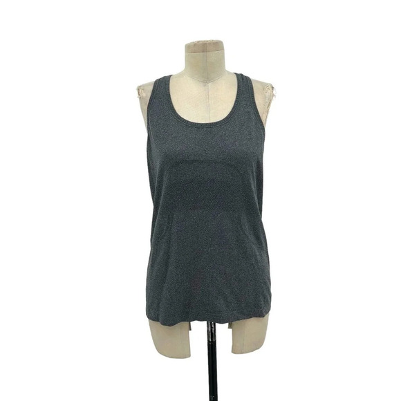 Lululemon Swiftly Tech Racerback Tank Top Charcoal Gray Size 10‎ - Picture 1 of 4